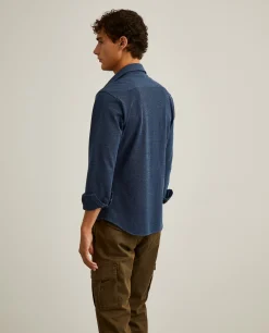 LION OF PORCHES Slim Fit^Camisa slim fit em malha piquê