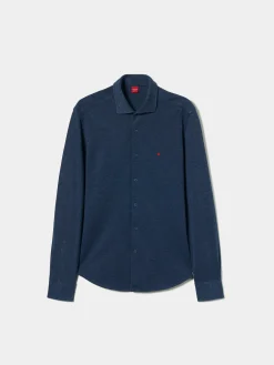 LION OF PORCHES Slim Fit^Camisa slim fit em malha piquê