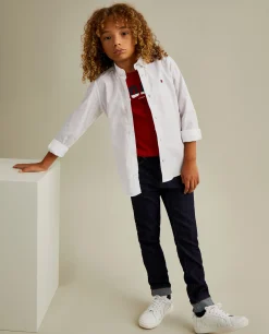 LION OF PORCHES Camisas^Camisa slim fit em popelina