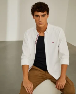 LION OF PORCHES Slim Fit^Camisa slim fit em sarja