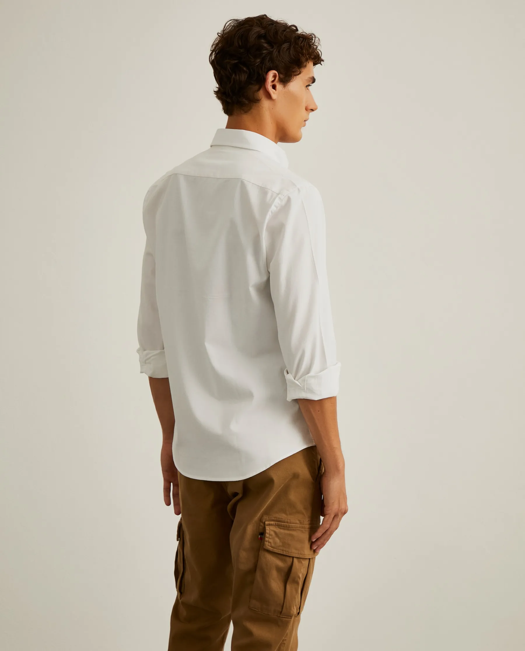 LION OF PORCHES Slim Fit^Camisa slim fit em sarja