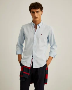 LION OF PORCHES Slim Fit^Camisa slim fit em sarja