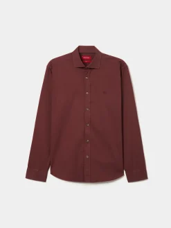 LION OF PORCHES Slim Fit^Camisa slim fit em sarjinha