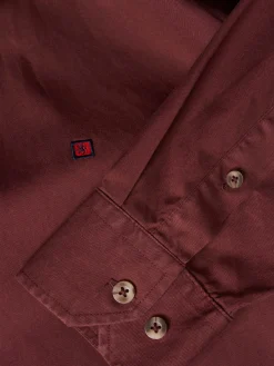 LION OF PORCHES Slim Fit^Camisa slim fit em sarjinha