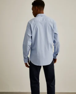 LION OF PORCHES Slim Fit^Camisa slim fit em tecido oxford