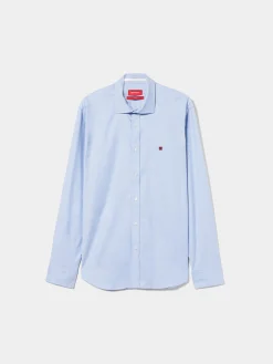 LION OF PORCHES Slim Fit^Camisa slim fit em tecido oxford