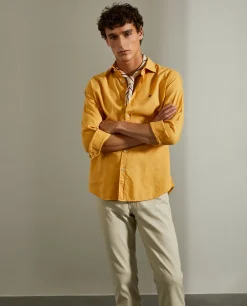 LION OF PORCHES Slim Fit^Camisa slim fit em tecido popelina