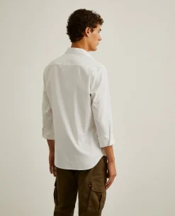 LION OF PORCHES Slim Fit^Camisa slim fit em tecido oxford