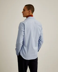 LION OF PORCHES Slim Fit^Camisa Slim Fit em tecido oxford