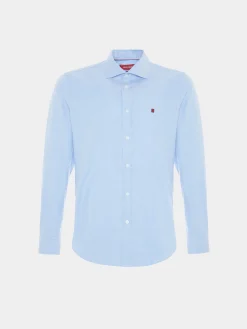 LION OF PORCHES Slim Fit^Camisa Slim Fit em tecido oxford