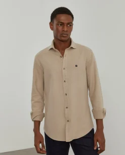 LION OF PORCHES Slim Fit^Camisa slim fit garment dye
