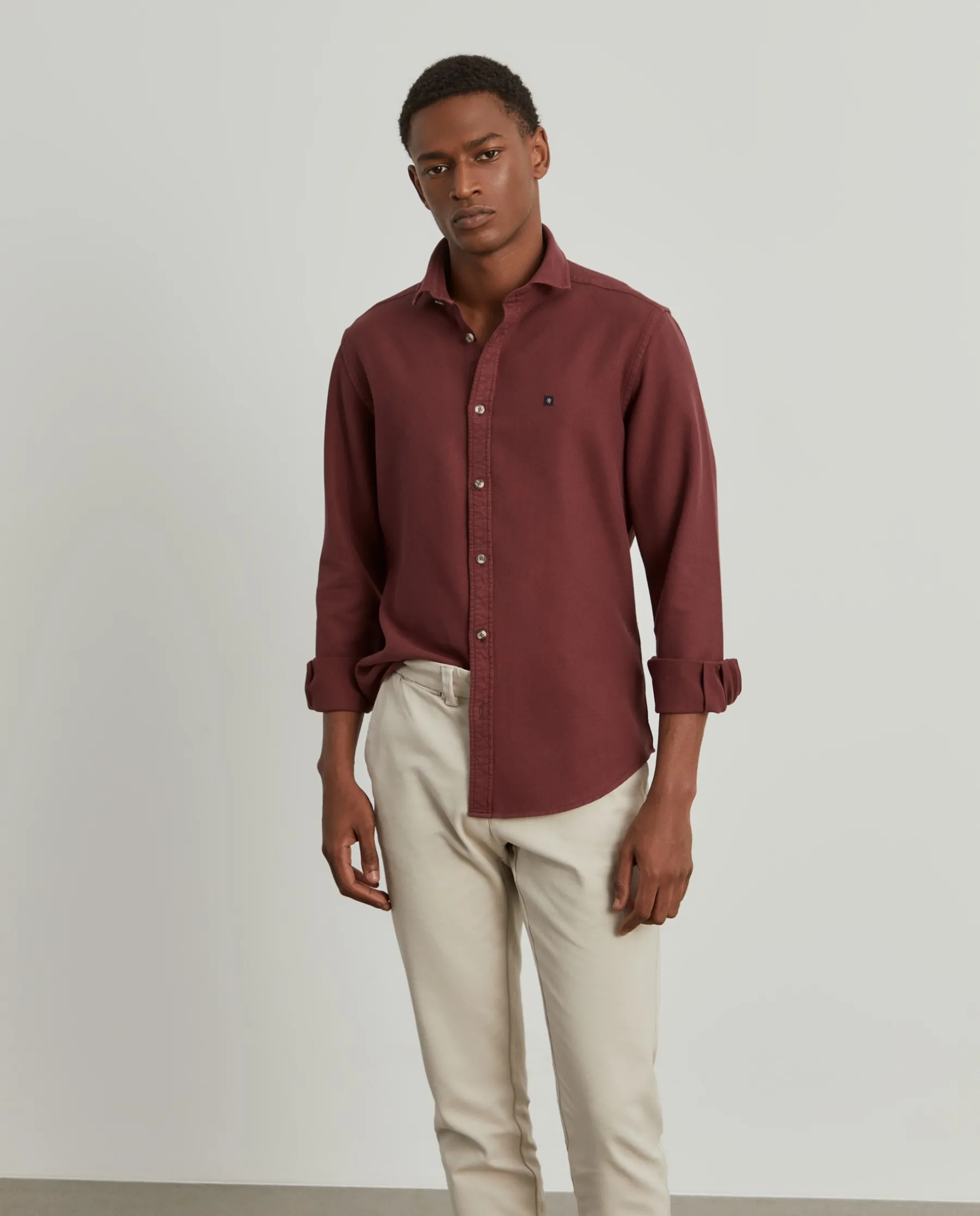 LION OF PORCHES Slim Fit^Camisa slim fit garment dye