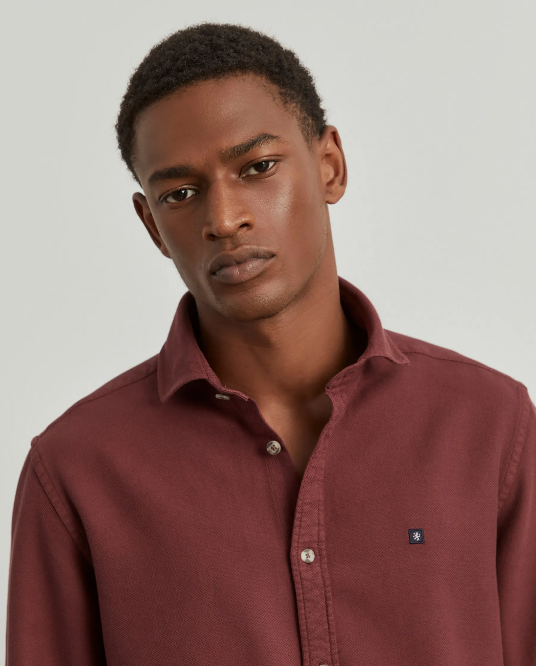LION OF PORCHES Slim Fit^Camisa slim fit garment dye