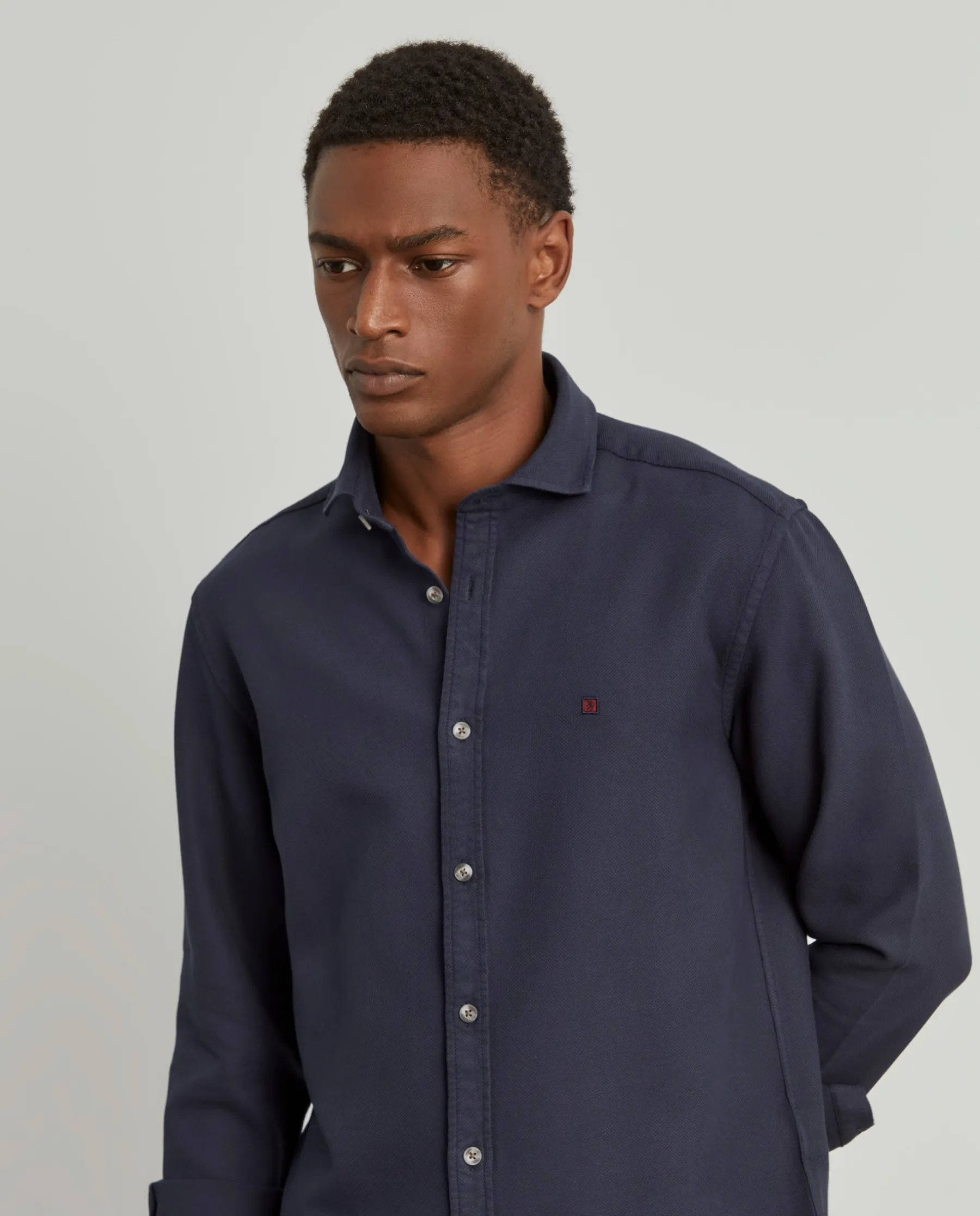LION OF PORCHES Slim Fit^Camisa slim fit garment dye