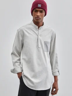 LION OF PORCHES Slim Fit^Camisa slim fit gola mao