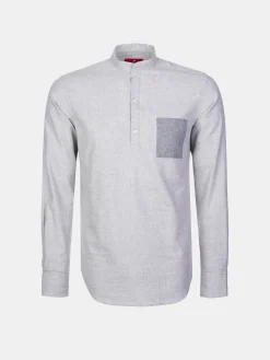 LION OF PORCHES Slim Fit^Camisa slim fit gola mao