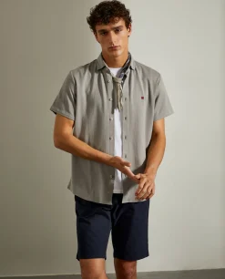LION OF PORCHES Slim Fit^Camisa slim fit mang curta