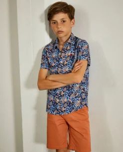 LION OF PORCHES Camisas^Camisa slim fit manga curta