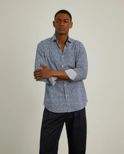 LION OF PORCHES Slim Fit^Camisa slim fit padrão floral