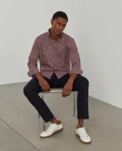 LION OF PORCHES Slim Fit^Camisa slim fit quadrados