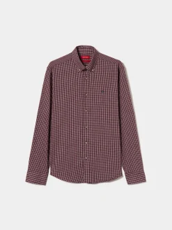 LION OF PORCHES Slim Fit^Camisa slim fit quadrados