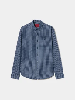 LION OF PORCHES Slim Fit^Camisa slim fit quadrados