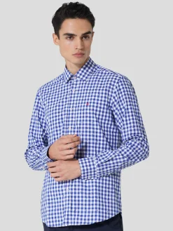 LION OF PORCHES Slim Fit^Camisa slim fit quadrados