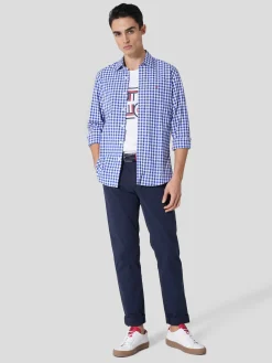 LION OF PORCHES Slim Fit^Camisa slim fit quadrados