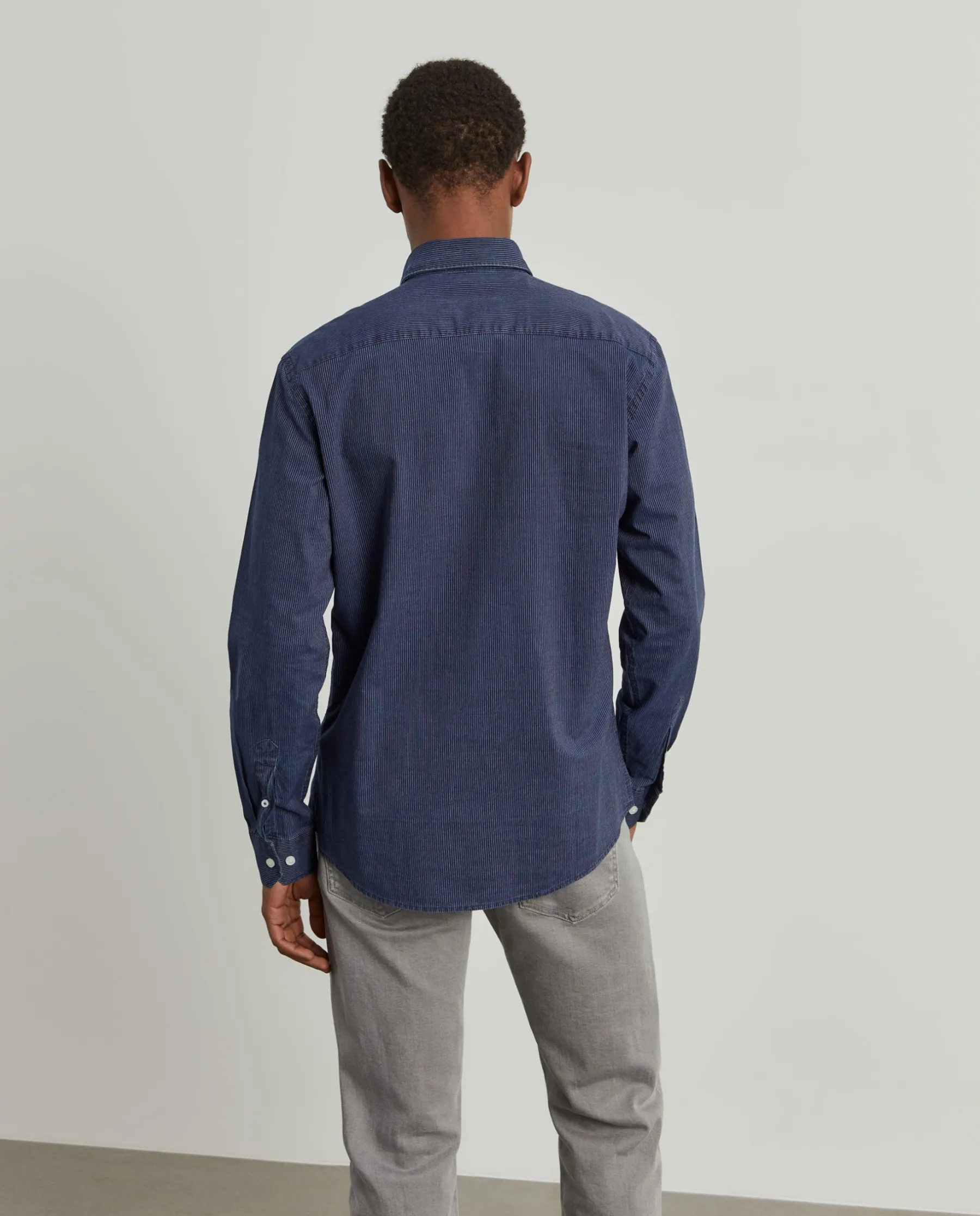 LION OF PORCHES Slim Fit^Camisa slim fit às riscas