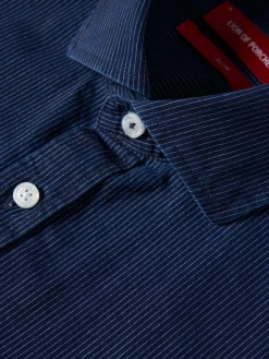 LION OF PORCHES Slim Fit^Camisa slim fit às riscas