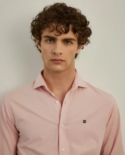 LION OF PORCHES Slim Fit^Camisa slim fit seersucker