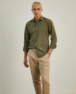 LION OF PORCHES Slim Fit^Camisa slim fit seersucker