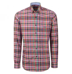 LION OF PORCHES Slim Fit^Camisa Xadrez