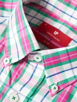 LION OF PORCHES Slim Fit^Camisa Xadrez