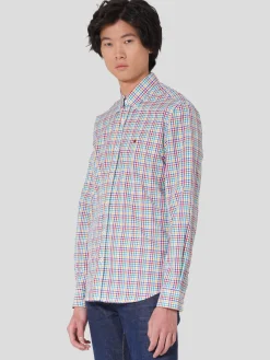 LION OF PORCHES Slim Fit^Camisa Xadrez