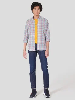 LION OF PORCHES Slim Fit^Camisa Xadrez