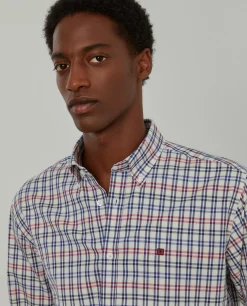 LION OF PORCHES Regular Fit^Camisa xadrez regular fit