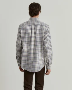 LION OF PORCHES Regular Fit^Camisa xadrez regular fit