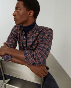 LION OF PORCHES Regular Fit^Camisa xadrez regular fit