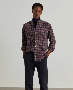 LION OF PORCHES Regular Fit^Camisa xadrez regular fit