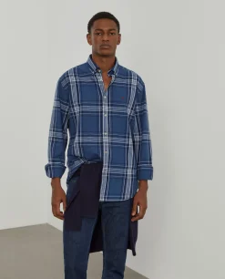 LION OF PORCHES Regular Fit^Camisa xadrez regular fit