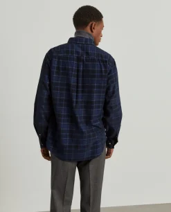 LION OF PORCHES Regular Fit^Camisa xadrez regular fit