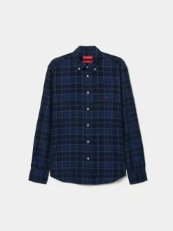 LION OF PORCHES Regular Fit^Camisa xadrez regular fit