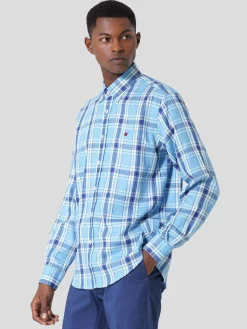 LION OF PORCHES Regular Fit^Camisa xadrez regular fit