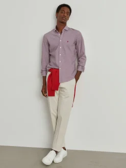LION OF PORCHES Slim Fit^Camisa xadrez slim fit