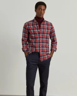 LION OF PORCHES Slim Fit^Camisa xadrez slim fit