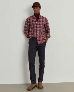 LION OF PORCHES Slim Fit^Camisa xadrez slim fit