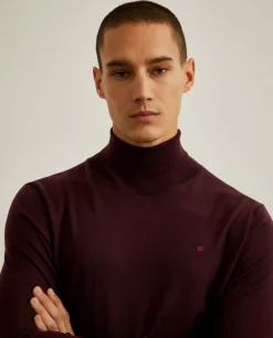 LION OF PORCHES Gola Alta^Camisola 100% lã merino com gola alta