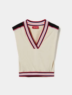 MULHER LION OF PORCHES Camisolas^Camisola colorida sem mangas