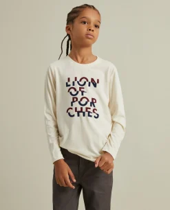 LION OF PORCHES Camisolas^Camisola com estampado